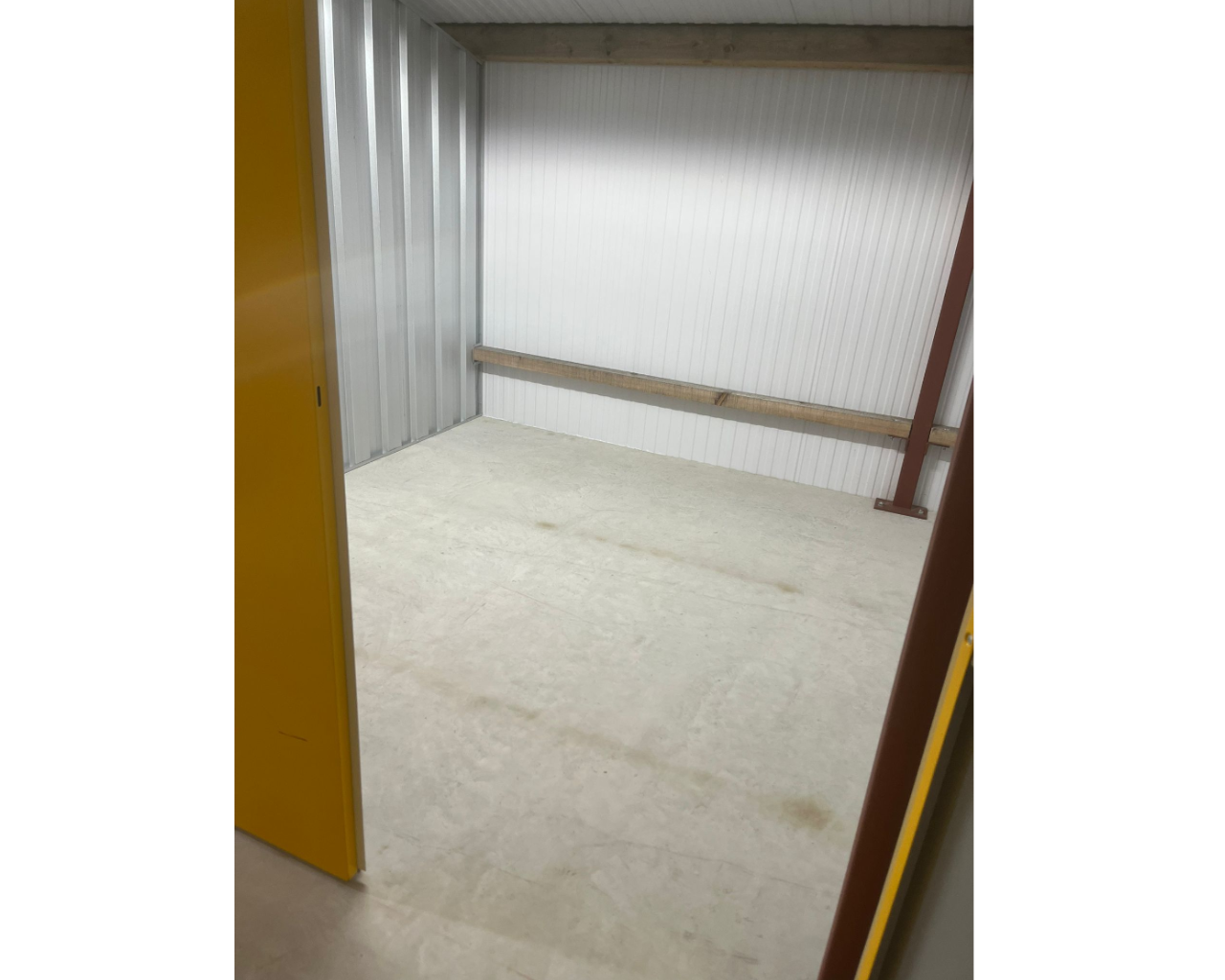 Photo of the inside of a Kilkenny Self Storage container.